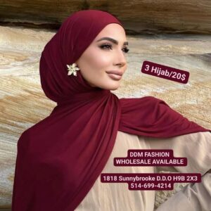 Burgundy Everyday Hijab